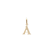 Pendentif de Lettre Plaqué Or