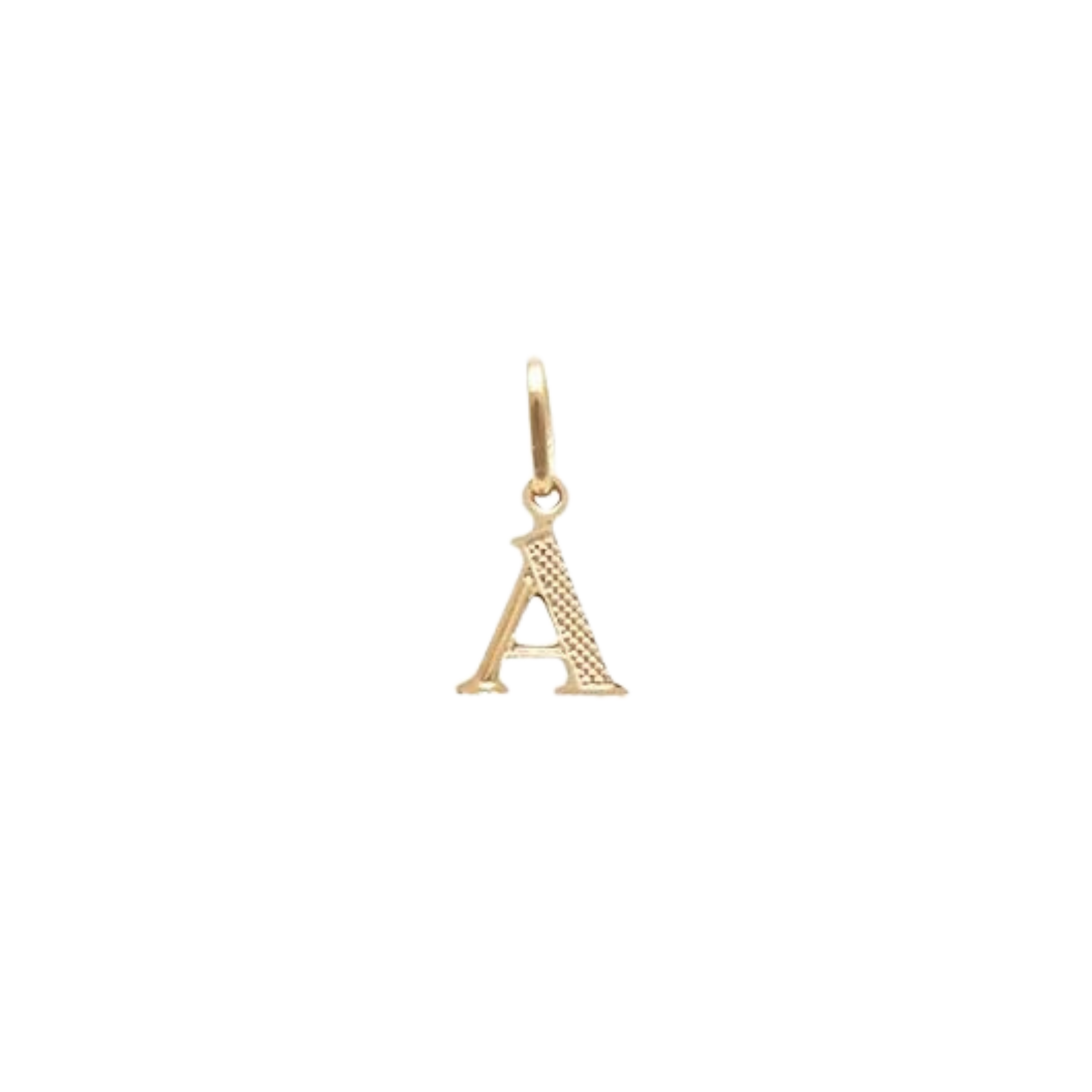 Pendentif de Lettre Plaqué Or
