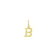 Pendentif de Lettre Plaqué Or