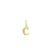 Pendentif de Lettre Plaqué Or