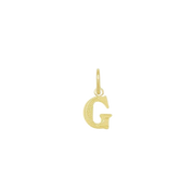 Pendentif de Lettre Plaqué Or