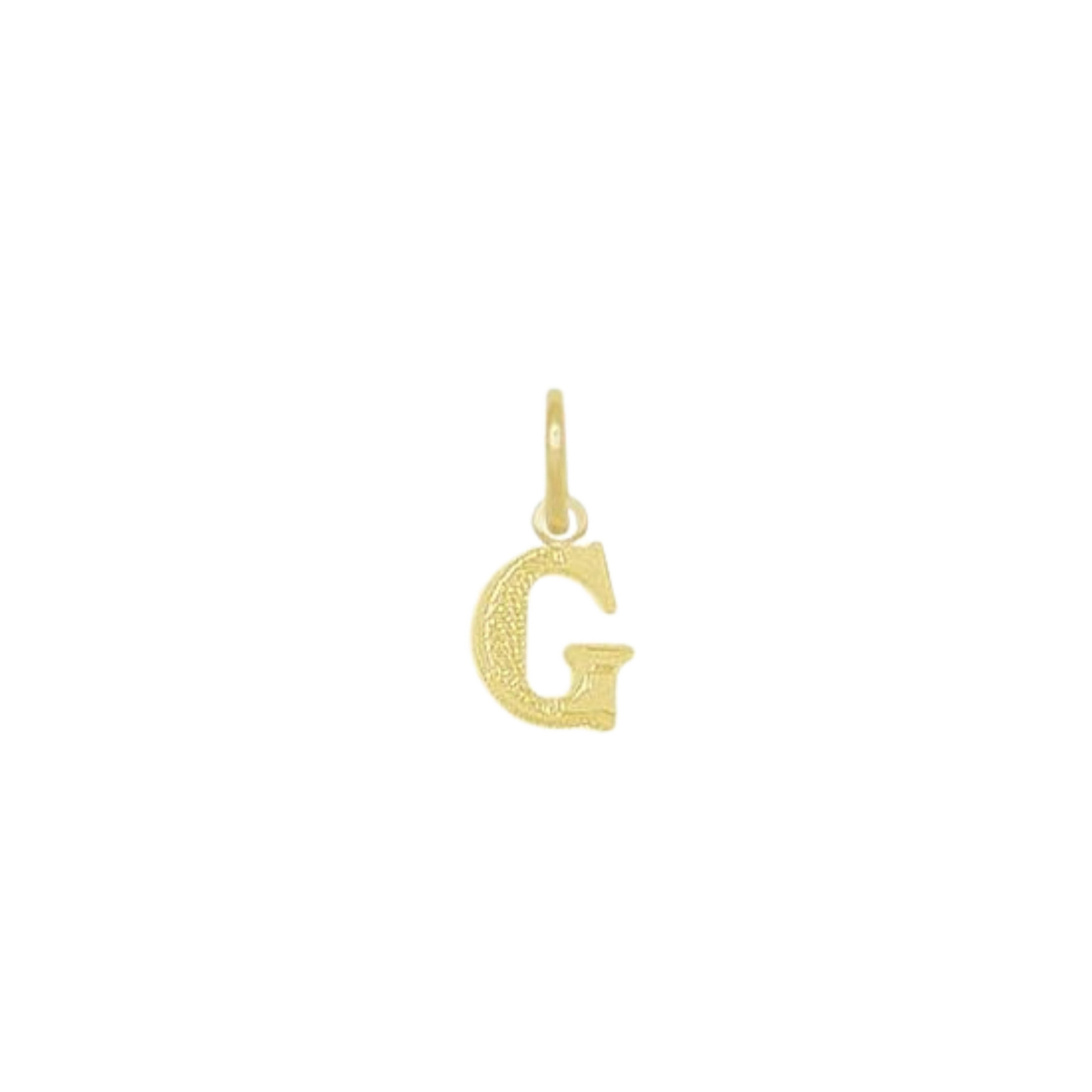 Pendentif de Lettre Plaqué Or