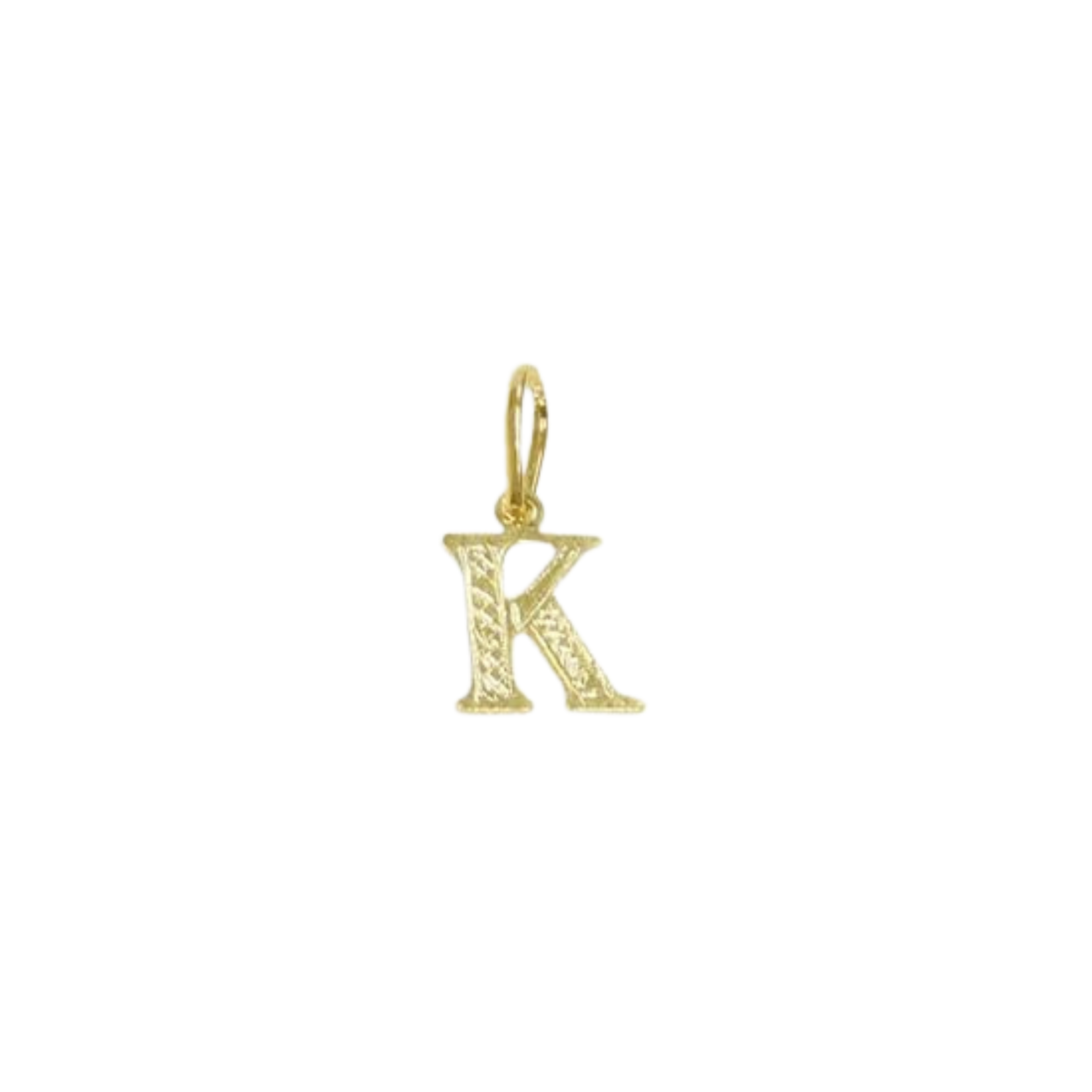 Pendentif de Lettre Plaqué Or