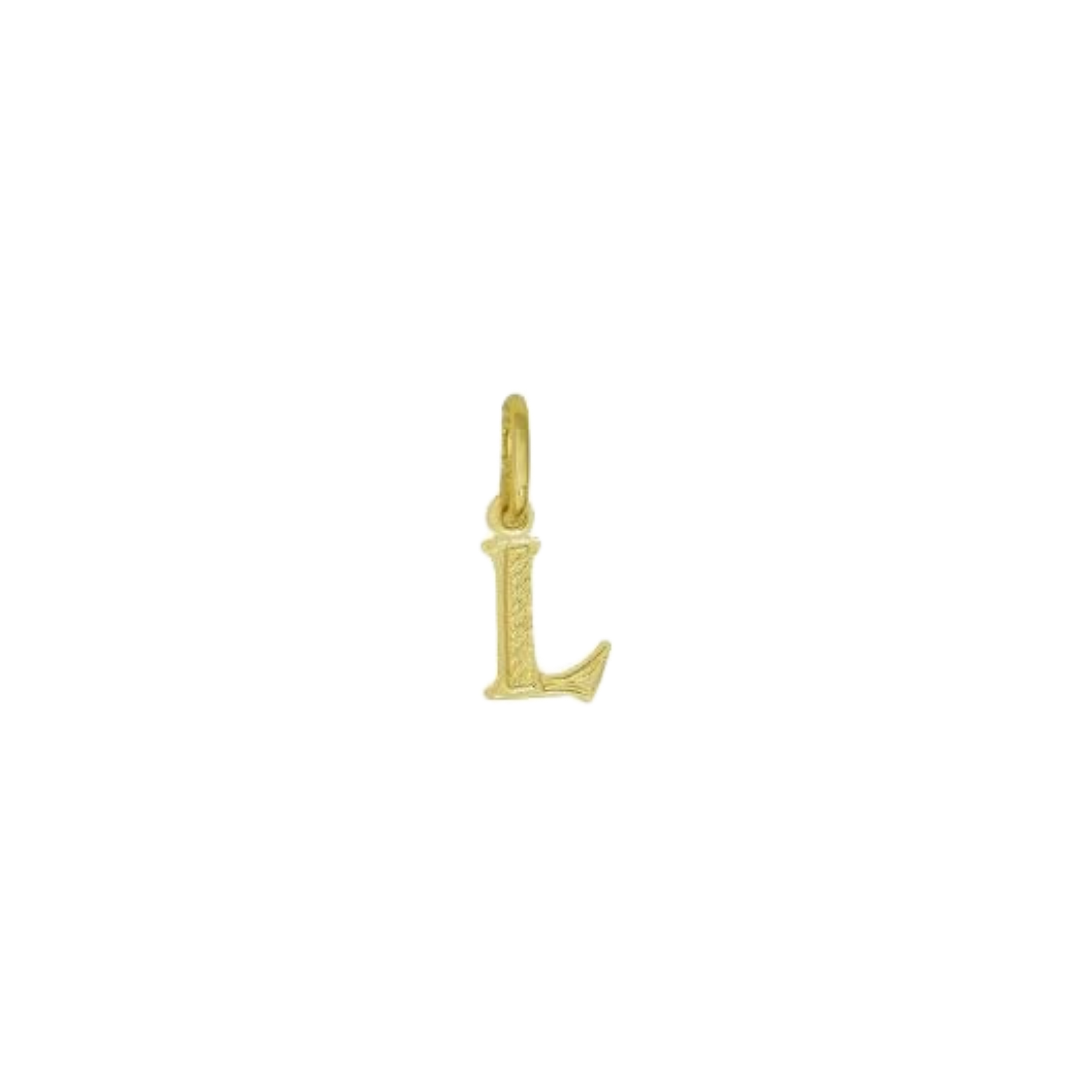 Pendentif de Lettre Plaqué Or