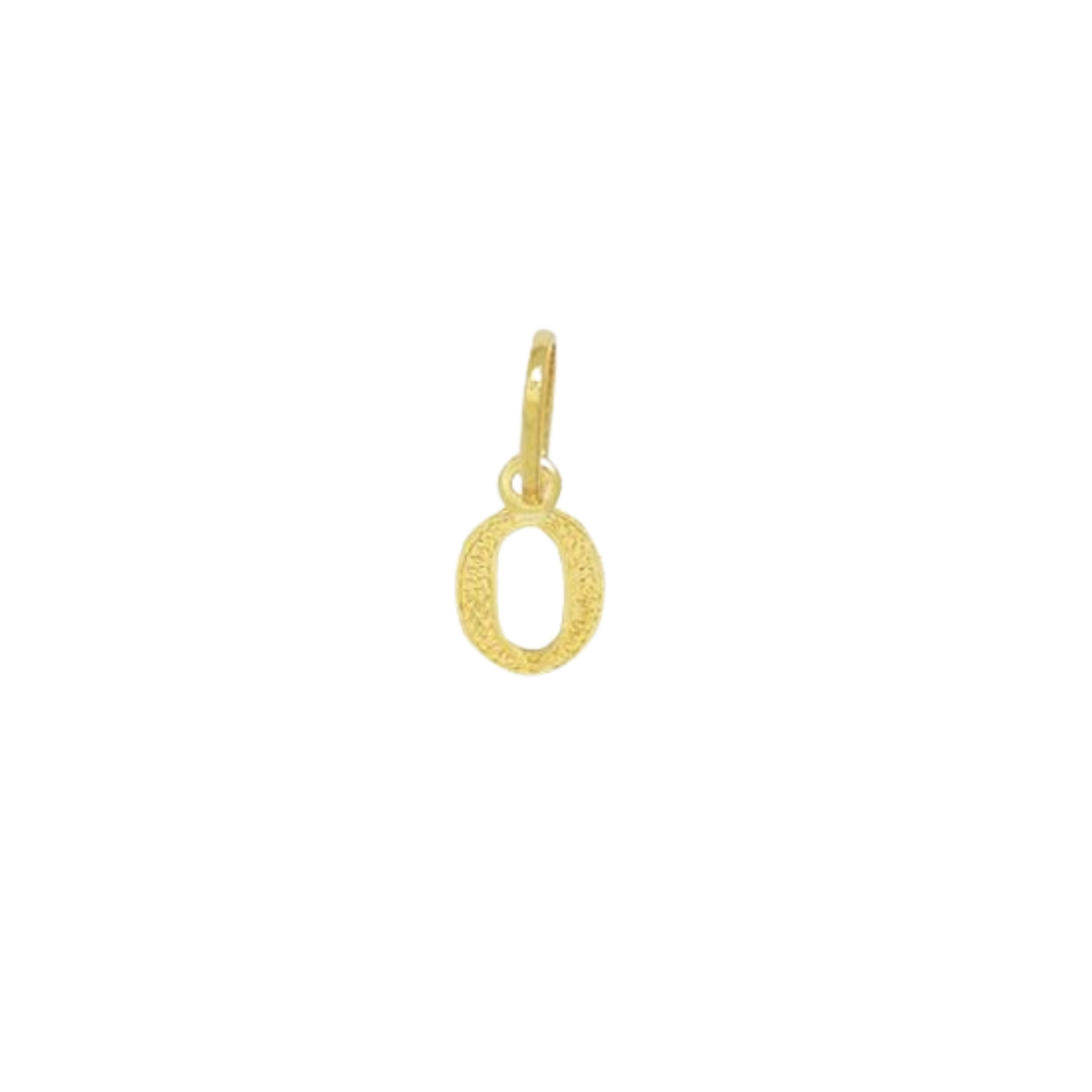 Pendentif de Lettre Plaqué Or
