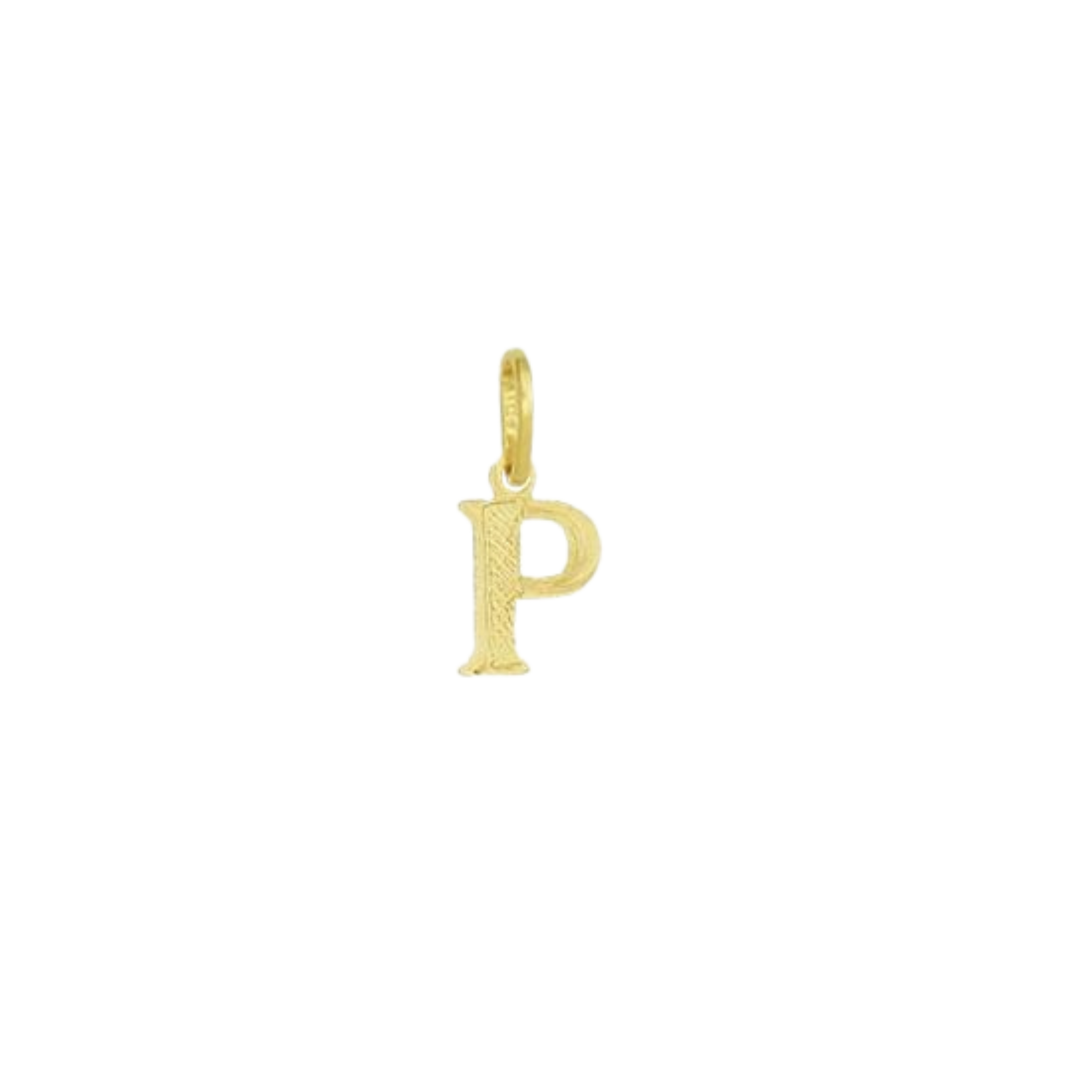Pendentif de Lettre Plaqué Or
