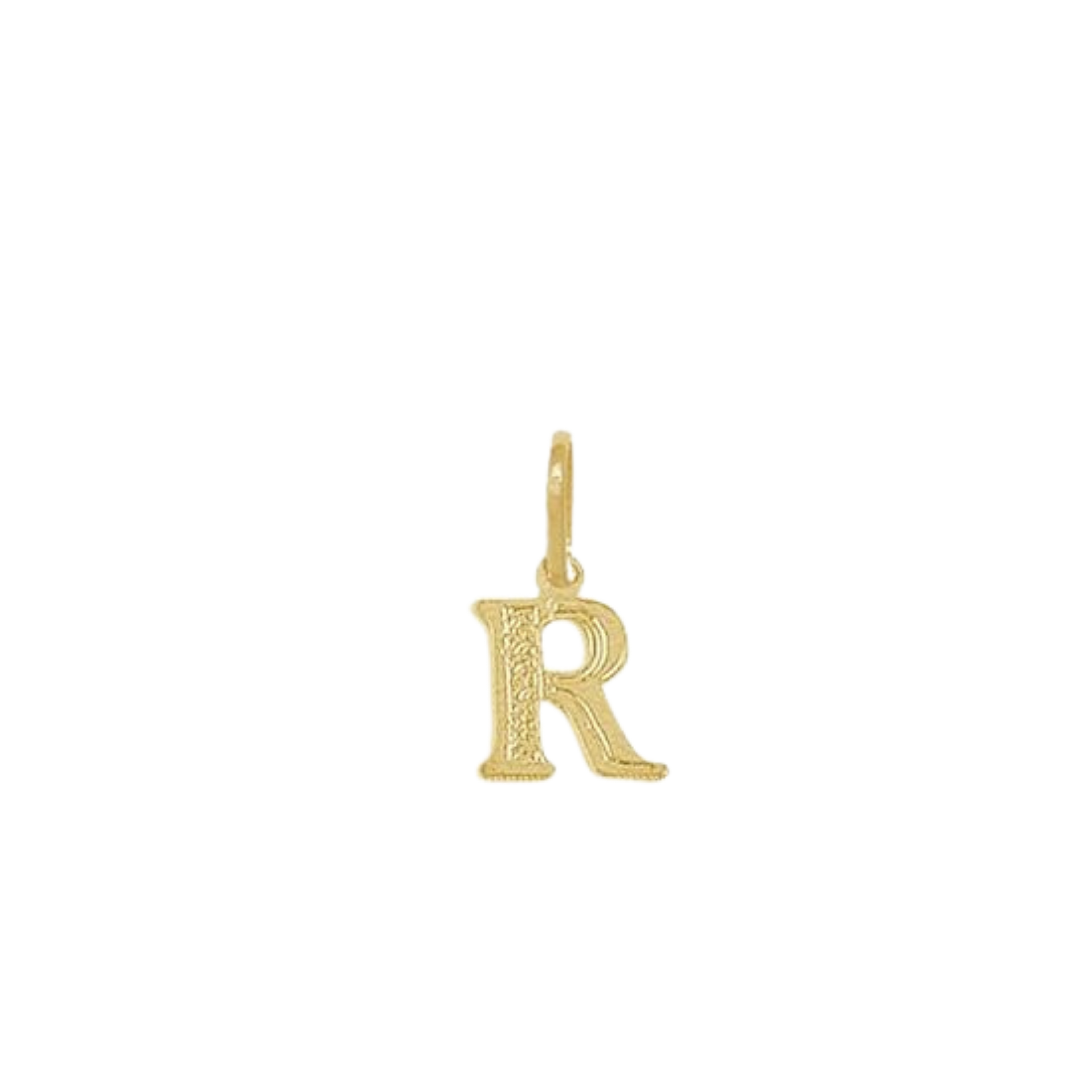 Pendentif de Lettre Plaqué Or