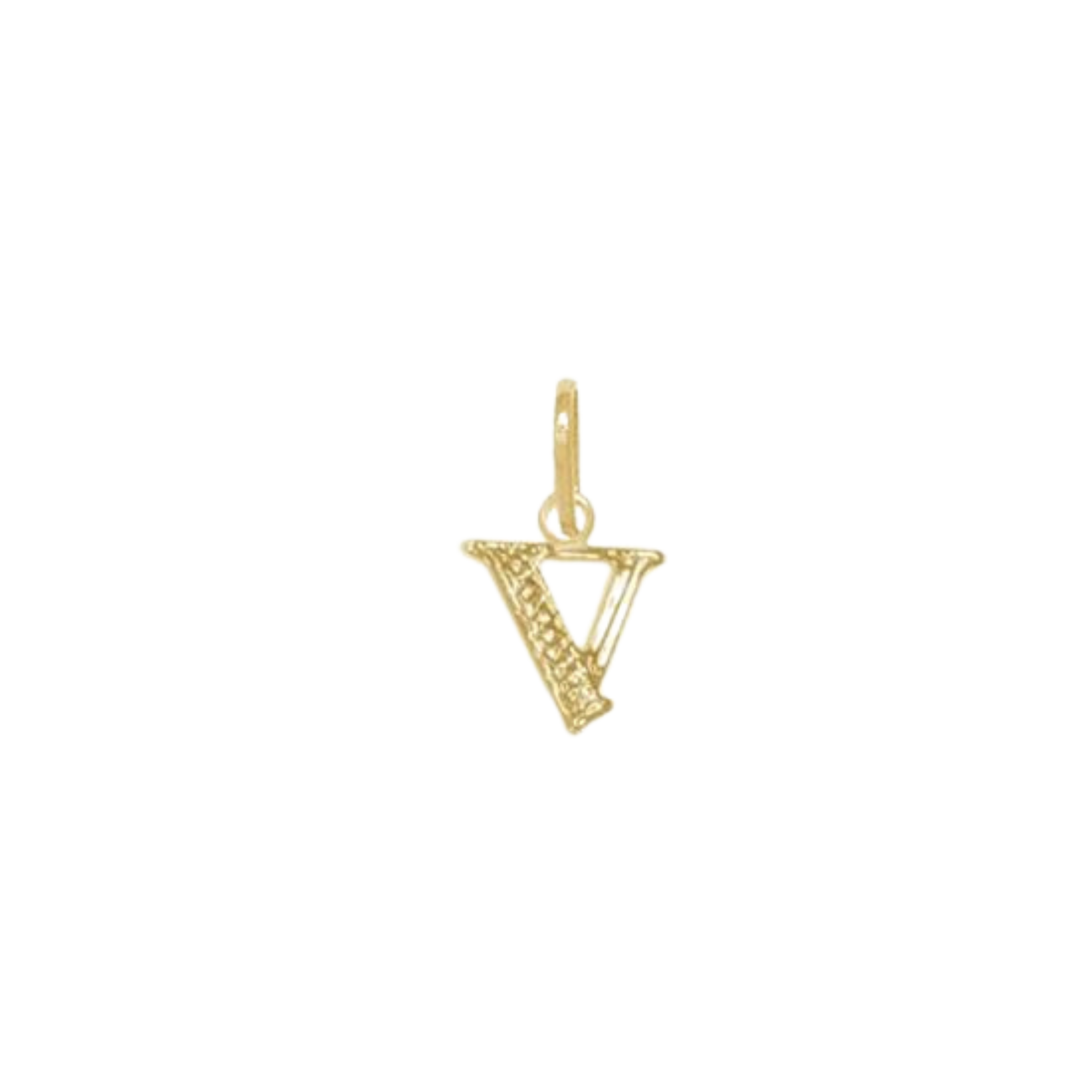Pendentif de Lettre Plaqué Or