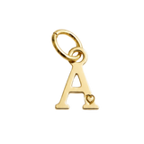 Pendentif de Lettre Plaqué Or