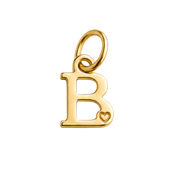 Buchstabenanhänger Vergoldet