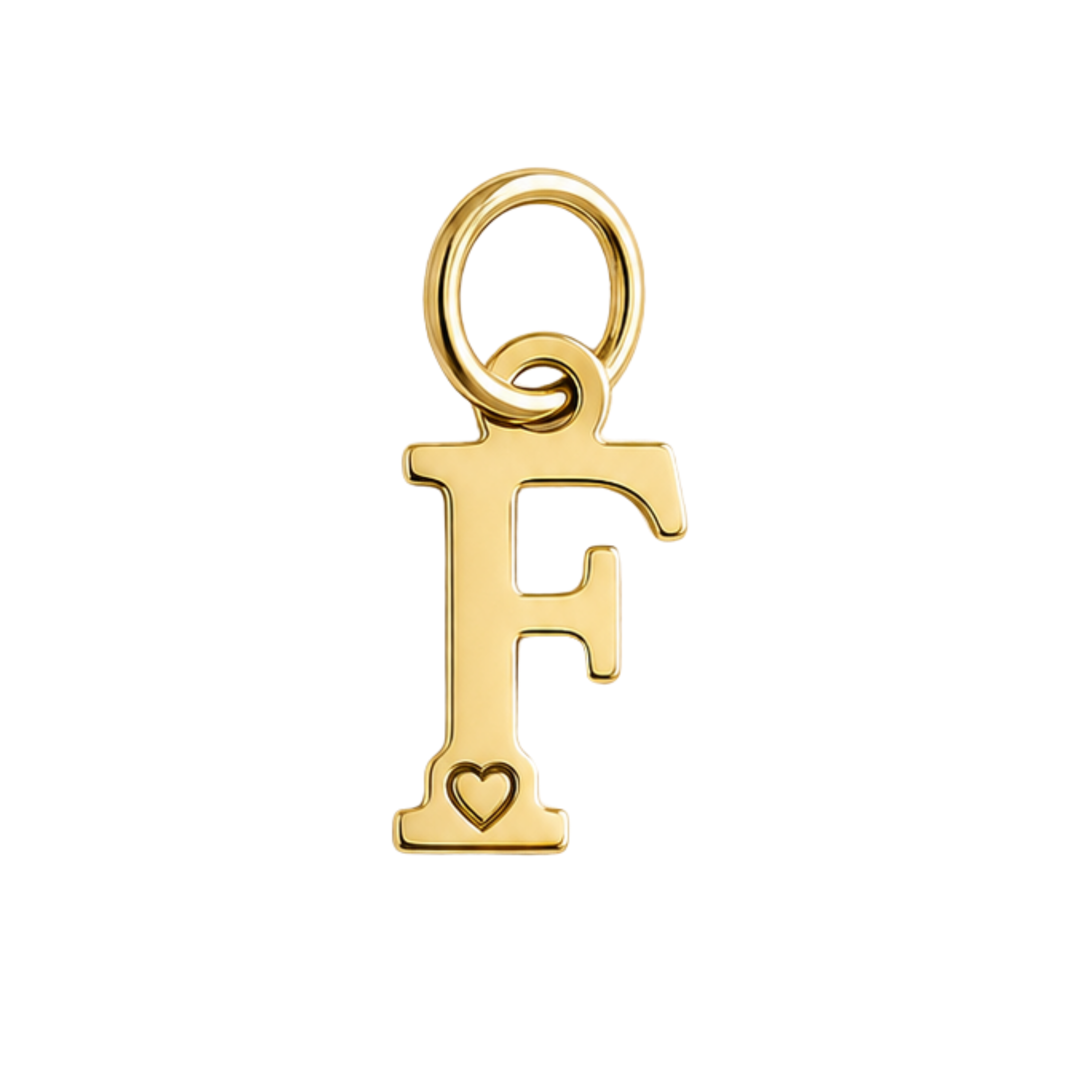 Pendentif de Lettre Plaqué Or