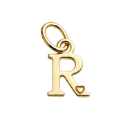 Pendentif de Lettre Plaqué Or