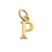 Pendentif de Lettre Plaqué Or
