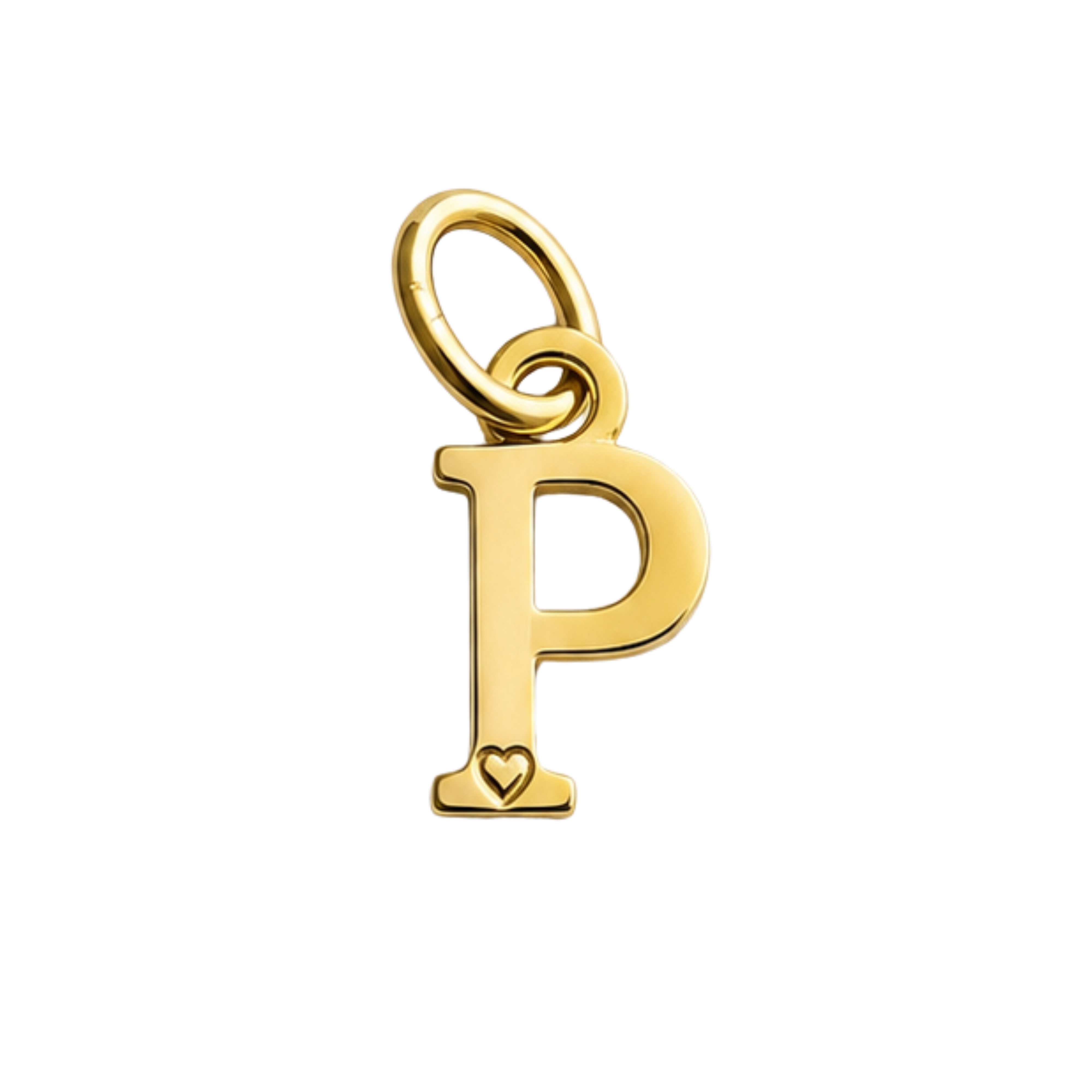 Pendentif de Lettre Plaqué Or