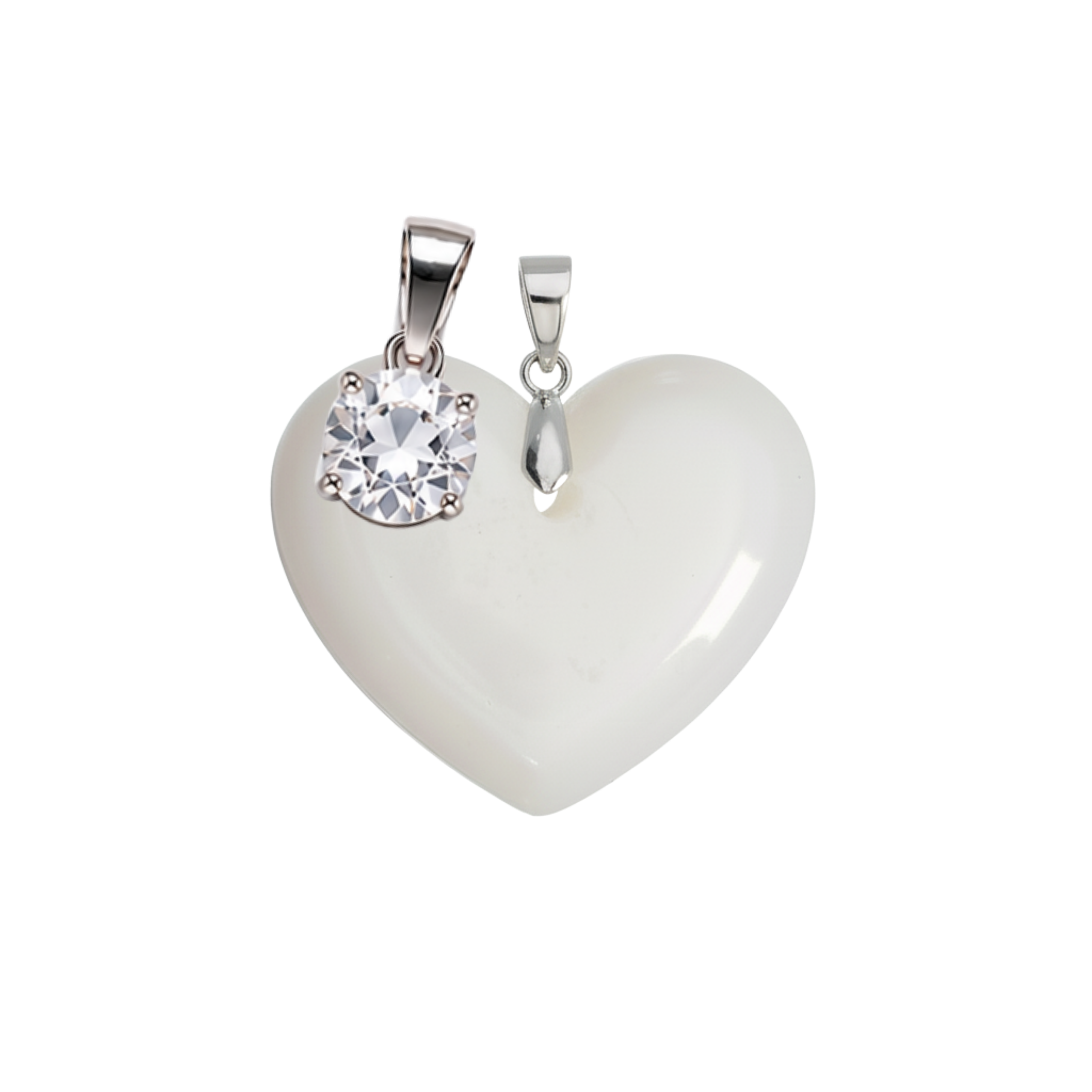 Cœur Rondouillard Supplémentaire avec Pendentif du Mois de Naissance