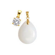 Mini Goutte Rondouillard Supplémentaire avec Pendentif du Mois de Naissance