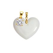 Cœur Rondouillard Supplémentaire avec Pendentif du Mois de Naissance