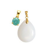 Mini Goutte Rondouillard Supplémentaire avec Pendentif du Mois de Naissance