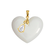 Corazón Gordito con Gota de Circonita