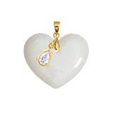 Corazón Gordito con Gota de Circonita