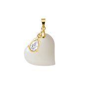 Corazón con Gota de Circonita