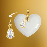 Pingente Adicional com Gota Zircônia