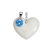 Cœur Rondouillard Supplémentaire avec Pendentif du Mois de Naissance