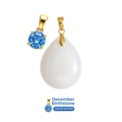 Chubby Mini Drop Birthstone Pendant