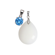 Mini Goutte Rondouillard Supplémentaire avec Pendentif du Mois de Naissance