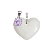 Cœur Rondouillard Supplémentaire avec Pendentif du Mois de Naissance