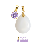 Chubby Mini Drop Birthstone Pendant