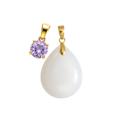 Mini Goutte Rondouillard Supplémentaire avec Pendentif du Mois de Naissance