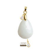 Gota Lapidada com Gota Zircônia