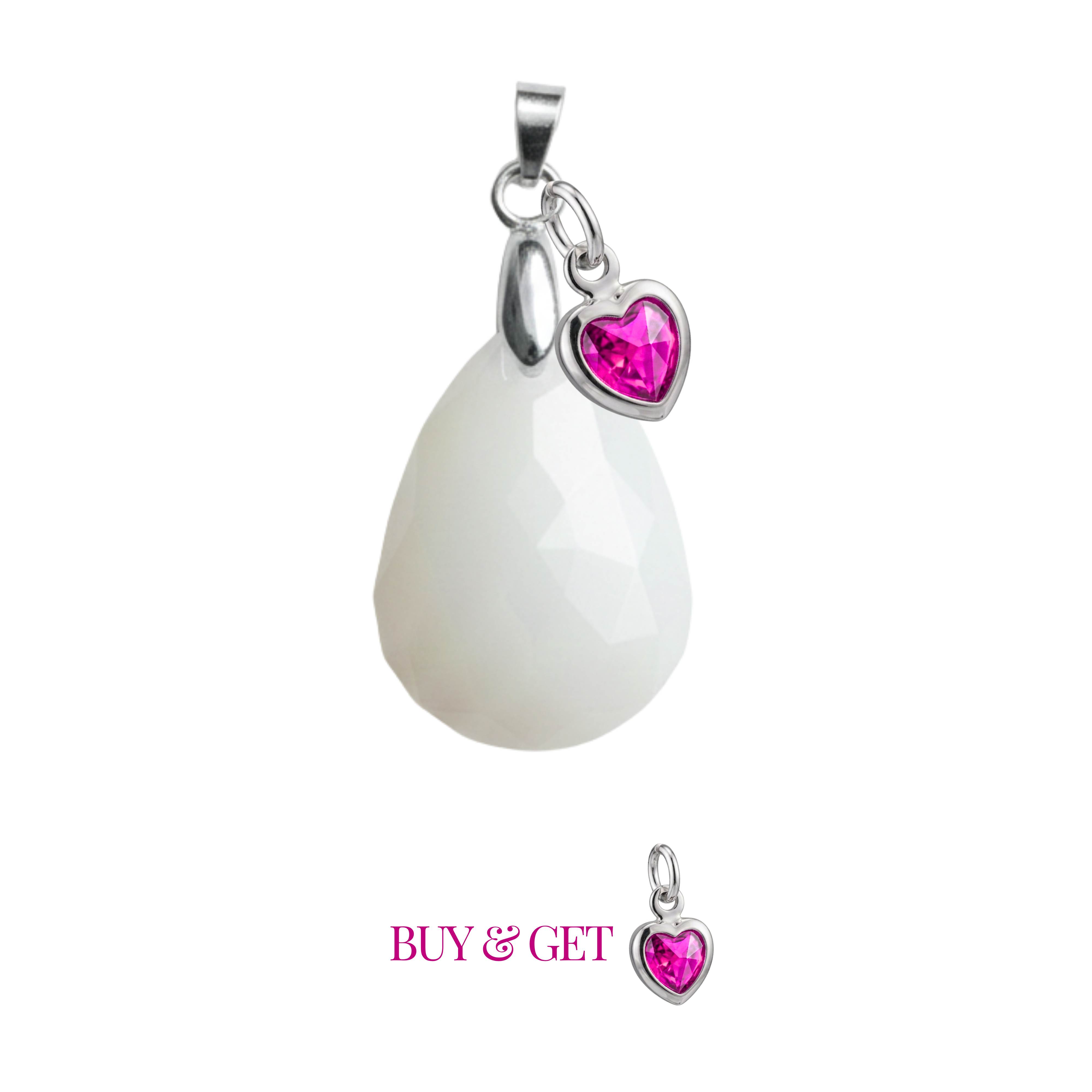 Gota Lapidada con Corazón de Mamá