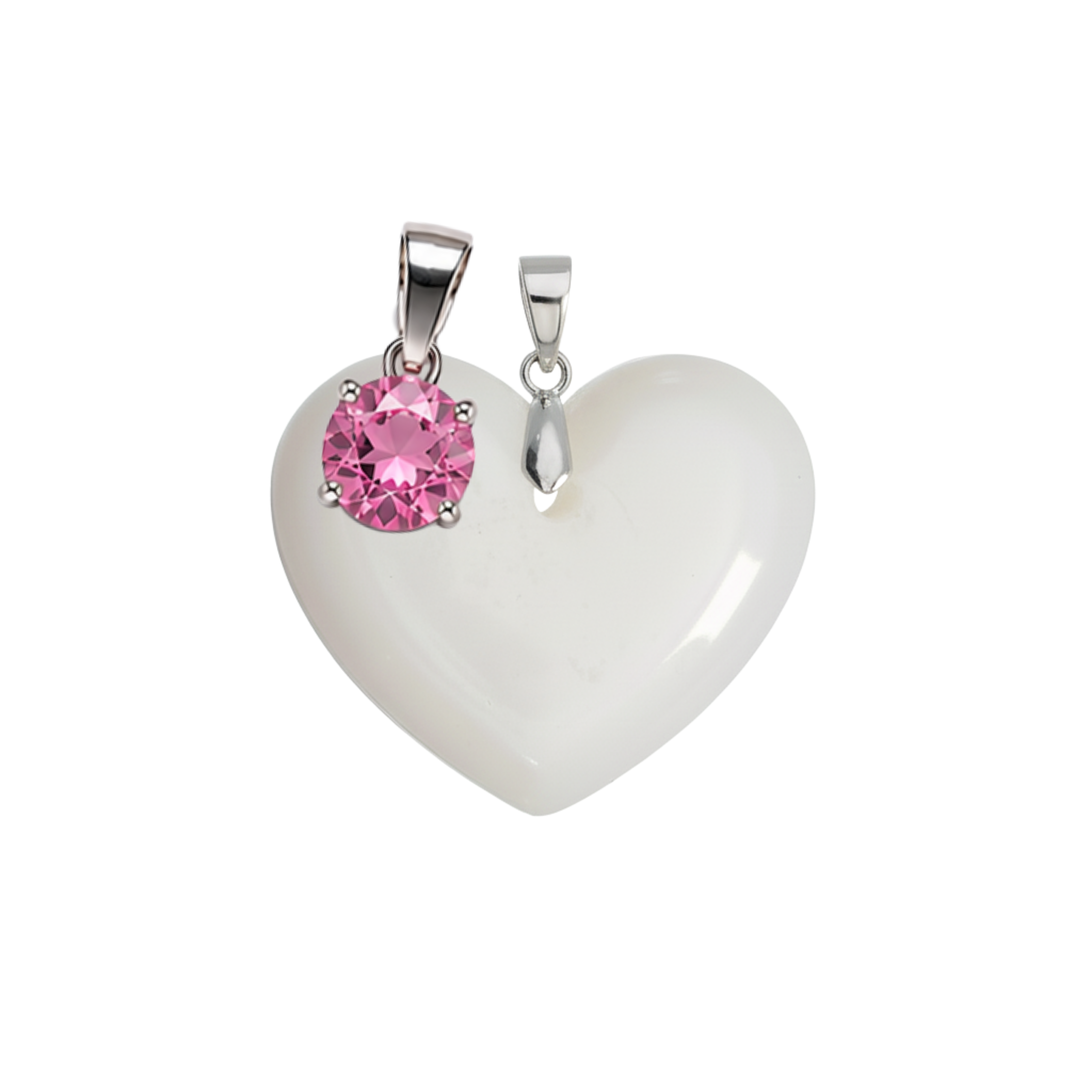 Cœur Rondouillard Supplémentaire avec Pendentif du Mois de Naissance