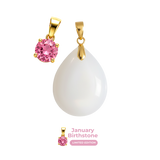 Chubby Mini Drop Birthstone Pendant