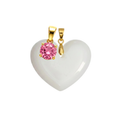 Cœur Rondouillard Supplémentaire avec Pendentif du Mois de Naissance
