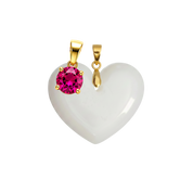 Cœur Rondouillard Supplémentaire avec Pendentif du Mois de Naissance