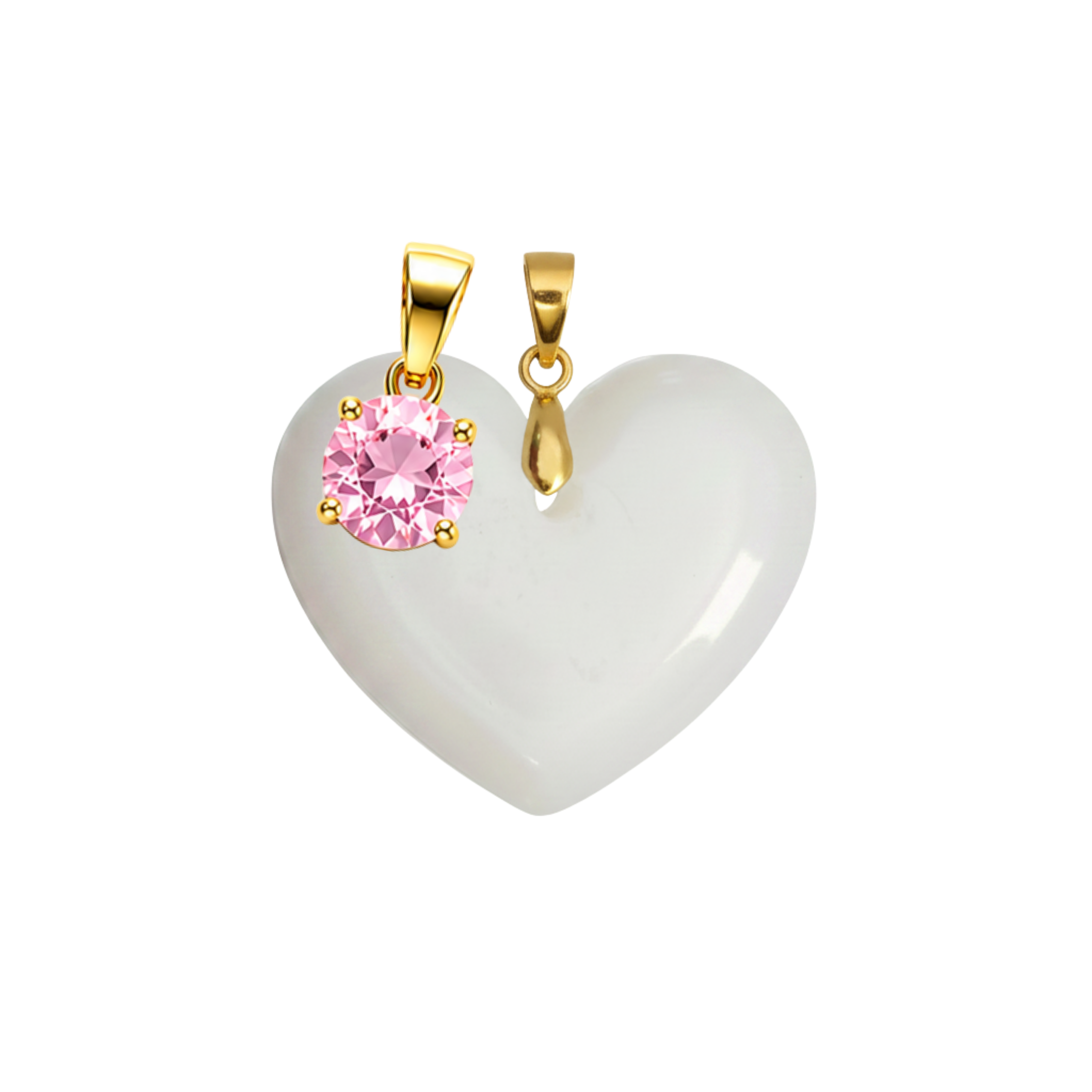 Cœur Rondouillard Supplémentaire avec Pendentif du Mois de Naissance