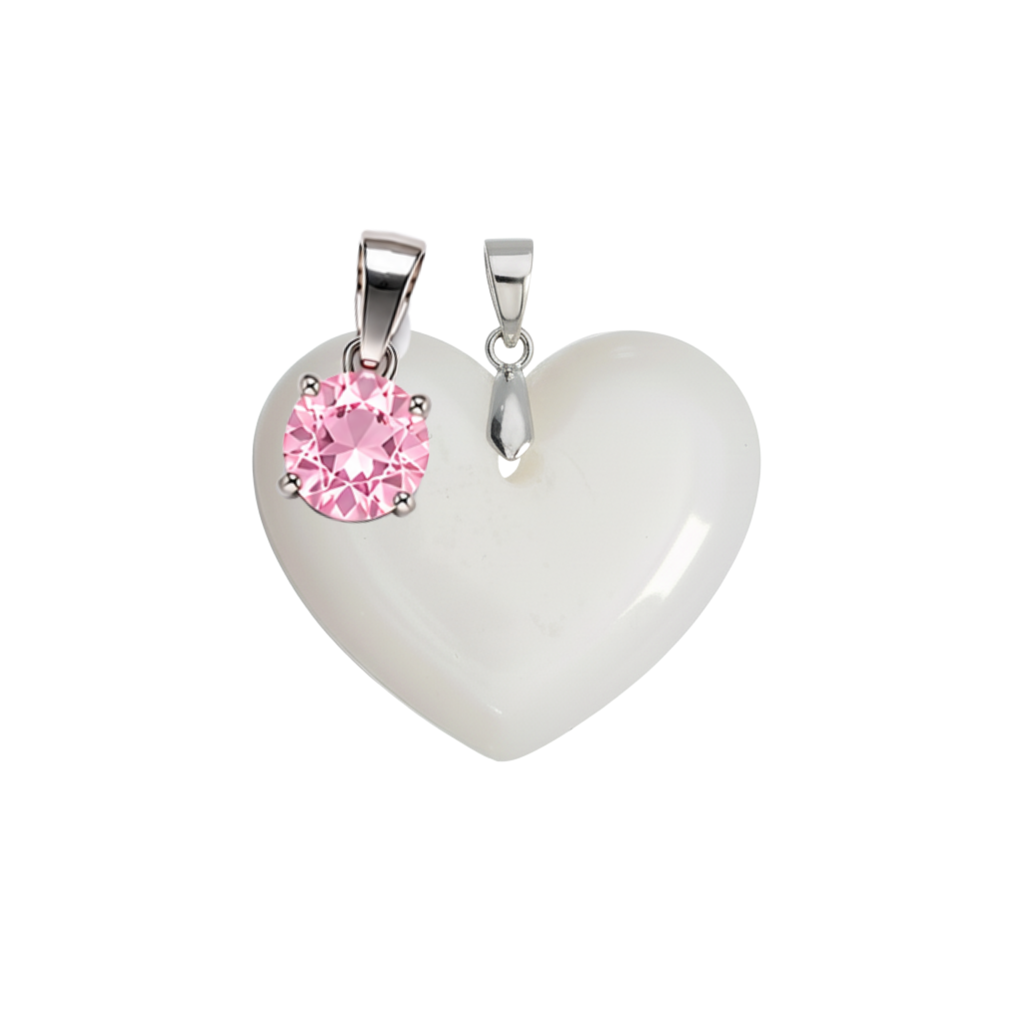Cœur Rondouillard Supplémentaire avec Pendentif du Mois de Naissance