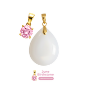 Chubby Mini Drop Birthstone Pendant