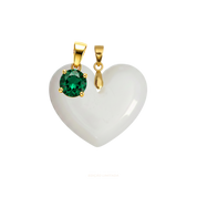 Cœur Rondouillard Supplémentaire avec Pendentif du Mois de Naissance