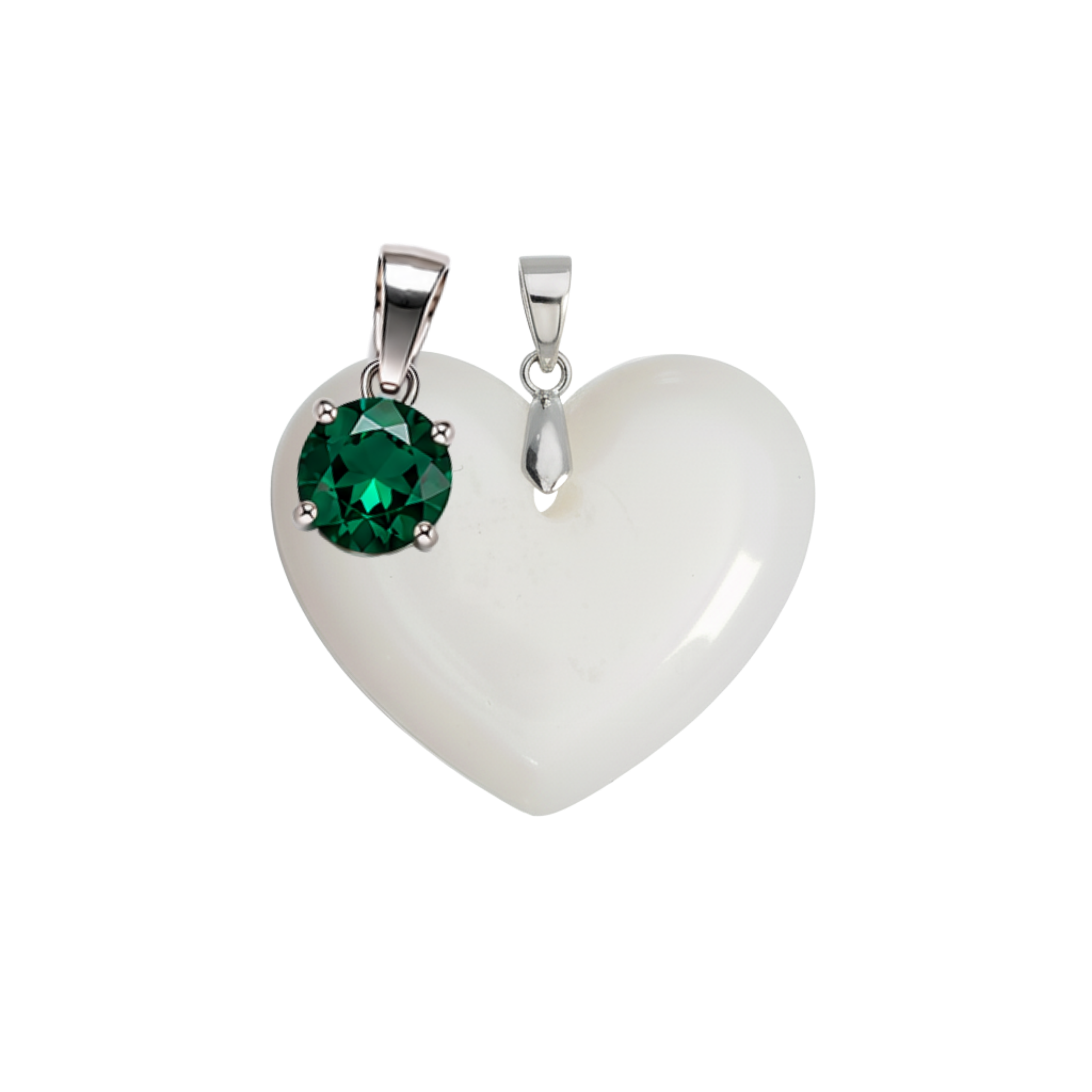 Cœur Rondouillard Supplémentaire avec Pendentif du Mois de Naissance