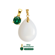 Chubby Mini Drop Birthstone Pendant