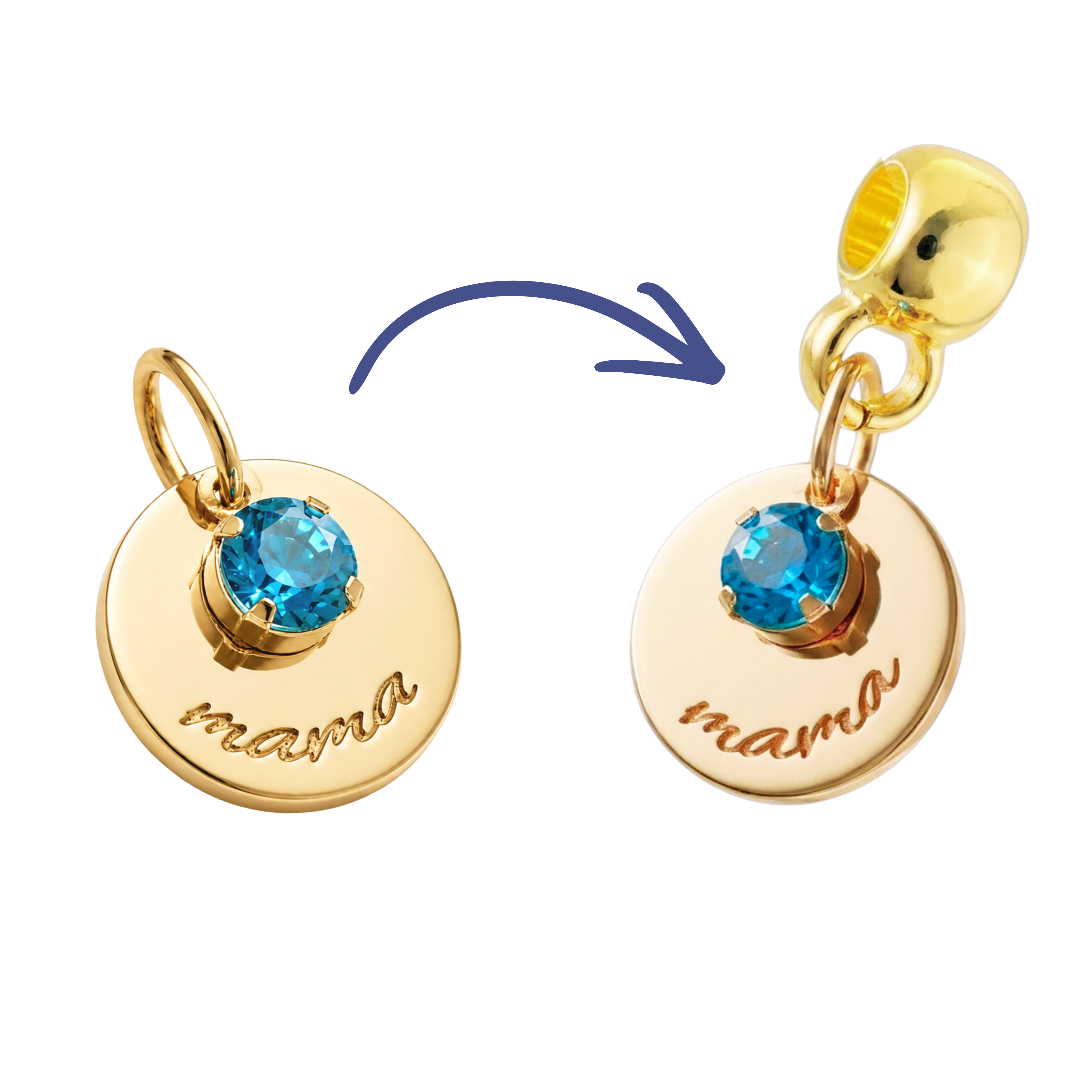 Mama Medal Charm