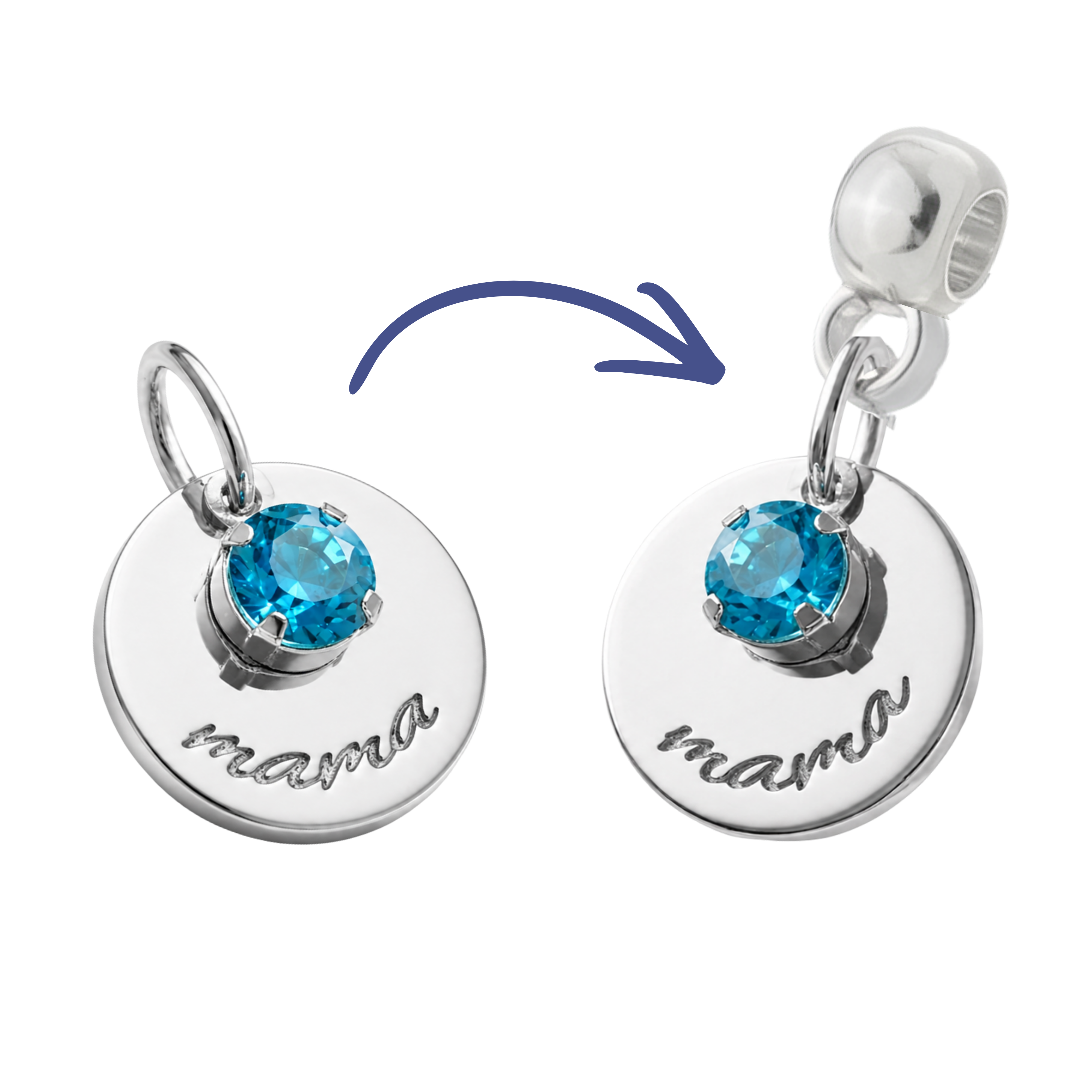Mama Medal Charm