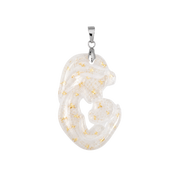 Mother and Baby with Gold Leaf