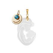 Mamãe e Bebê com Medalha Mama