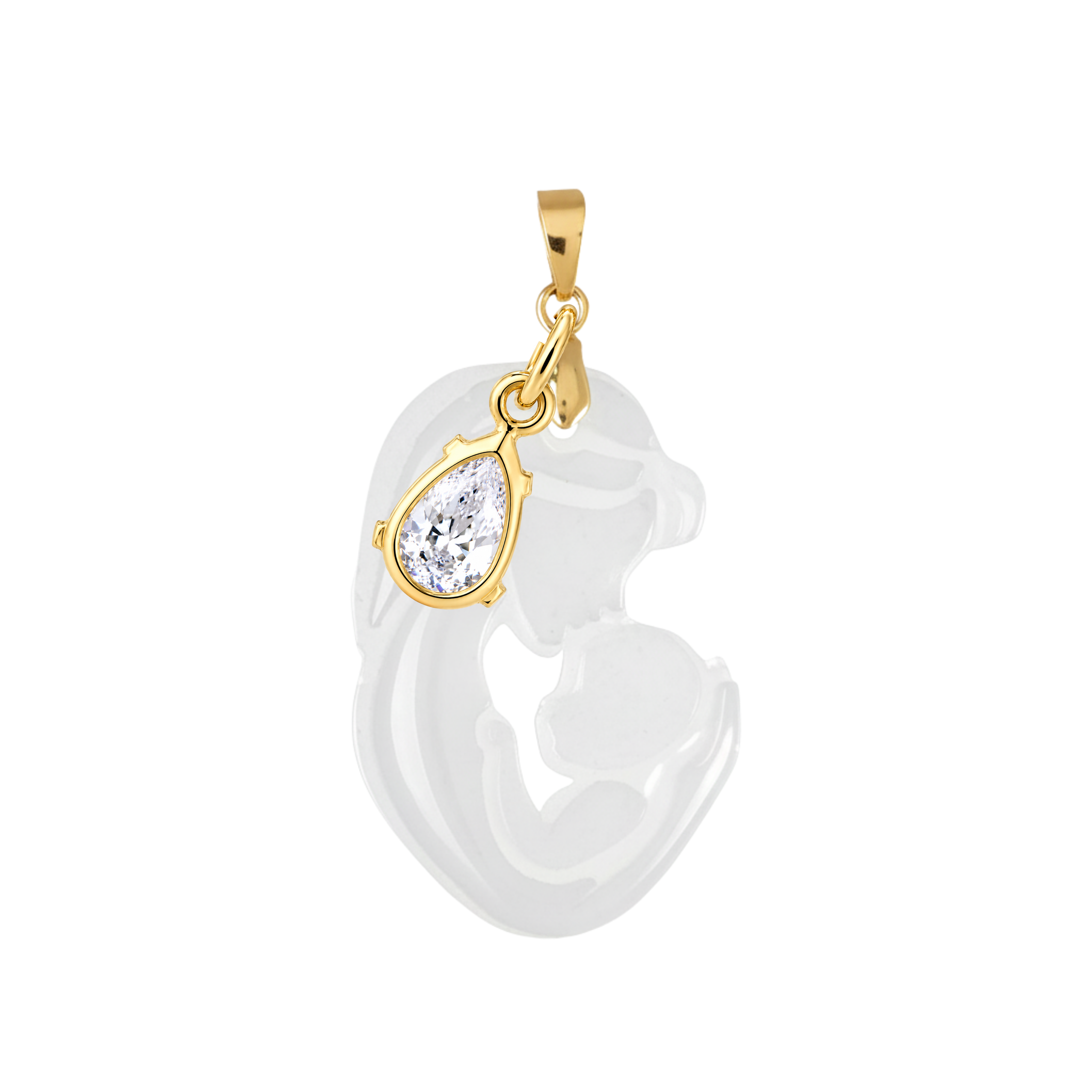 Madre y bebé con Gota de Circonita