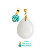 Chubby Mini Drop Birthstone Pendant